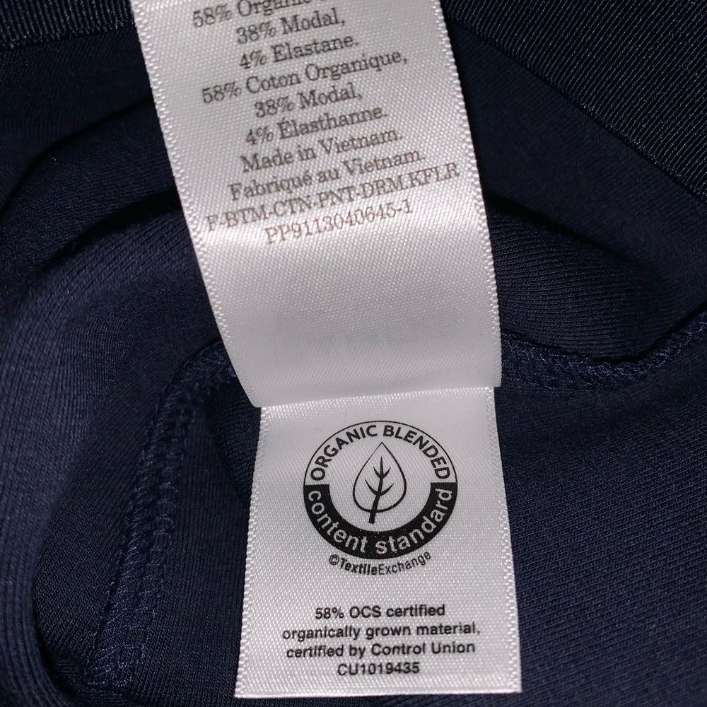NWT Everlane The Dream Kick Flare Pin-tuck Side Zip Pull On Trouser Navy L - Picture 14 of 16